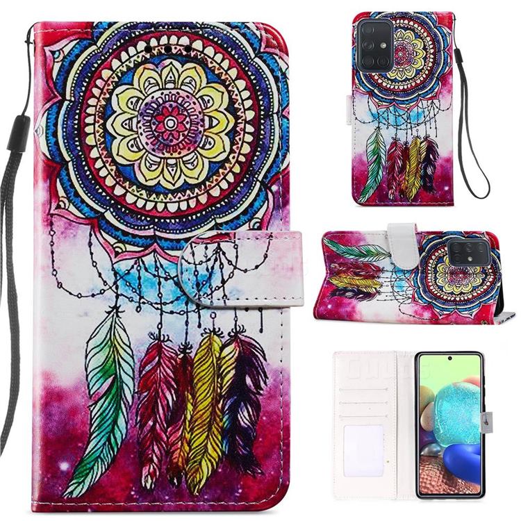 Dreamcatcher Smooth Leather Phone Wallet Case for Samsung Galaxy A51 4G