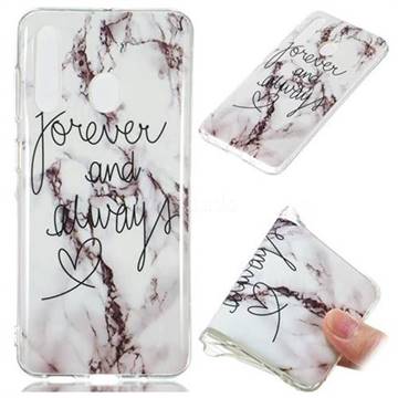 Forever Soft TPU Marble Pattern Phone Case for Samsung Galaxy A60