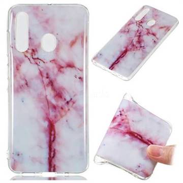 Red Grain Soft TPU Marble Pattern Phone Case for Samsung Galaxy A60