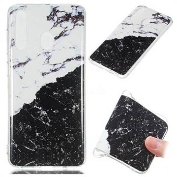 Black and White Soft TPU Marble Pattern Phone Case for Samsung Galaxy A60