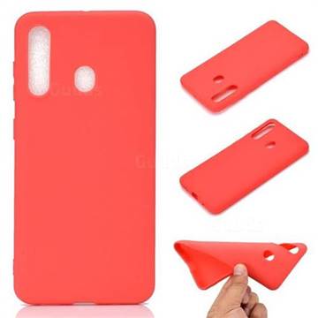 Candy Soft TPU Back Cover for Samsung Galaxy A60 - Red