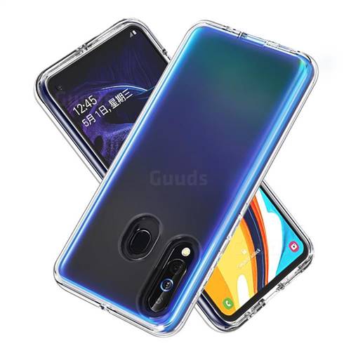 Transparent 2 in 1 Drop-proof Cell Phone Back Cover for Samsung Galaxy A60