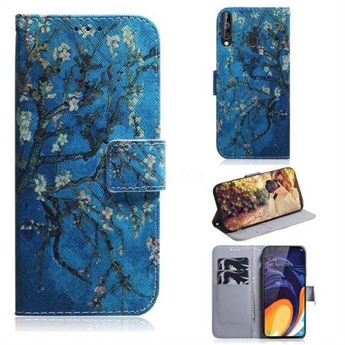 Apricot Tree PU Leather Wallet Case for Samsung Galaxy A60