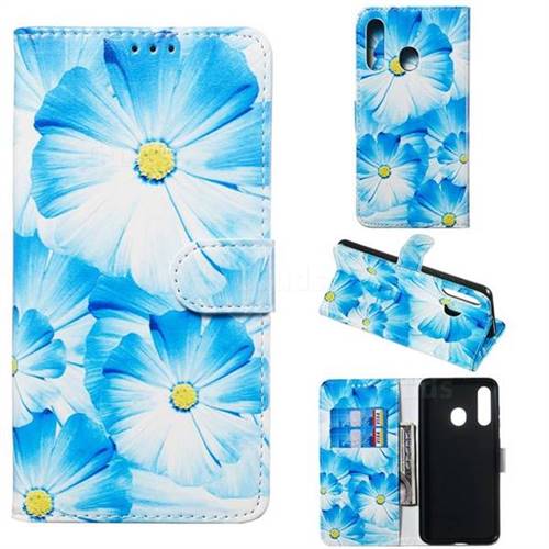 Orchid Flower PU Leather Wallet Case for Samsung Galaxy A60