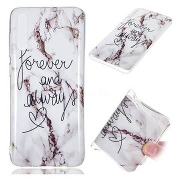 Forever Soft TPU Marble Pattern Phone Case for Samsung Galaxy A70