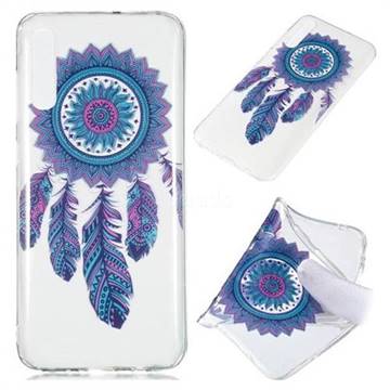 Blue Wind Chimes Super Clear Soft TPU Back Cover for Samsung Galaxy A70