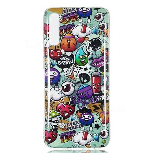 Trash Noctilucent Soft TPU Back Cover for Samsung Galaxy A70 - Galaxy ...