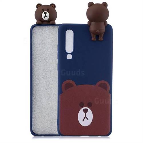 Cute Bear Soft 3D Climbing Doll Soft Case for Samsung Galaxy A70