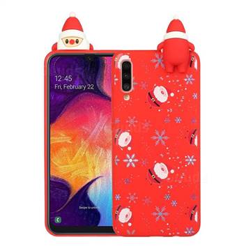 Snowflakes Gloves Christmas Xmax Soft 3D Doll Silicone Case for Samsung Galaxy A70