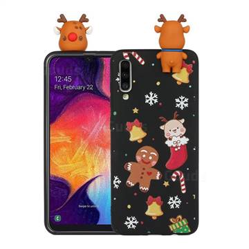 Gift Snow Christmas Xmax Soft 3D Doll Silicone Case for Samsung Galaxy A70