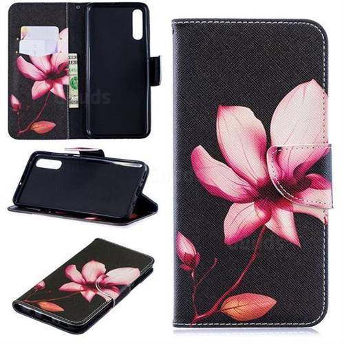 Lotus Flower Leather Wallet Case for Samsung Galaxy A70