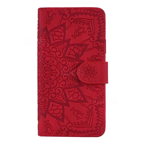 Retro Embossing Mandala Flower Leather Wallet Case for Samsung Galaxy ...