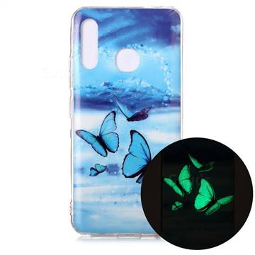 Flying Butterflies Noctilucent Soft TPU Back Cover for Samsung Galaxy A70e