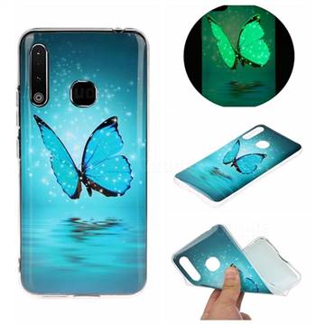 Butterfly Noctilucent Soft TPU Back Cover for Samsung Galaxy A70e