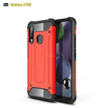 King Kong Armor Premium Shockproof Dual Layer Rugged Hard Cover for Samsung Galaxy A70e - Big Red