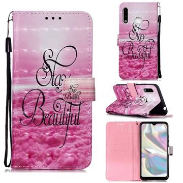 Beautiful 3D Painted Leather Wallet Case for Samsung Galaxy A70e