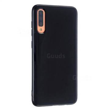 2mm Candy Soft Silicone Phone Case Cover for Samsung Galaxy A70s - Black