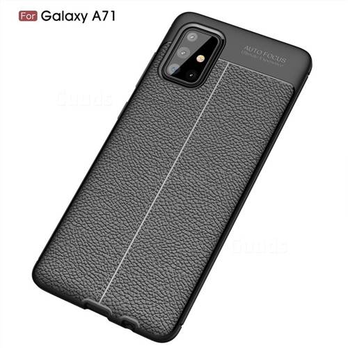 Luxury Auto Focus Litchi Texture Silicone TPU Back Cover for Samsung
