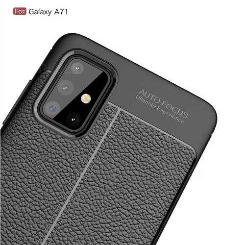Luxury Auto Focus Litchi Texture Silicone TPU Back Cover for Samsung