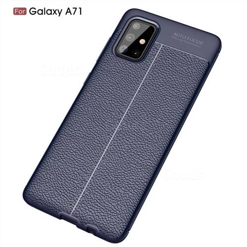 Luxury Auto Focus Litchi Texture Silicone TPU Back Cover for