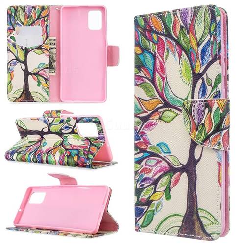 The Tree of Life Leather Wallet Case for Samsung Galaxy A71 4G
