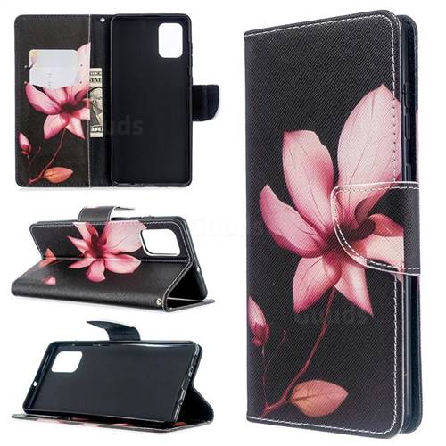 Lotus Flower Leather Wallet Case for Samsung Galaxy A71 4G