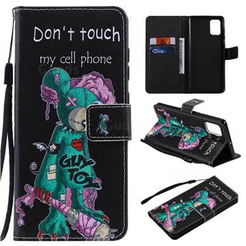 One Eye Mice PU Leather Wallet Case for Samsung Galaxy A71 4G