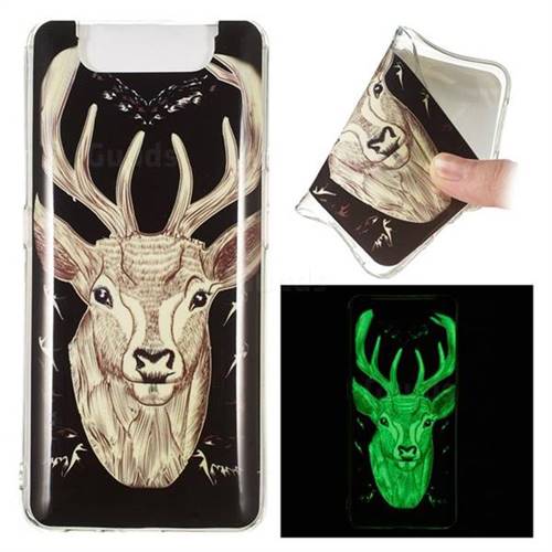Fly Deer Noctilucent Soft TPU Back Cover for Samsung Galaxy A80 A90