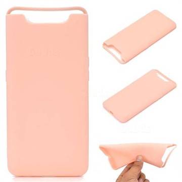Candy Soft TPU Back Cover for Samsung Galaxy A80 A90 - Pink