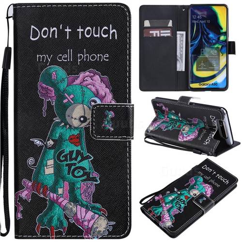 One Eye Mice PU Leather Wallet Case for Samsung Galaxy A80 A90