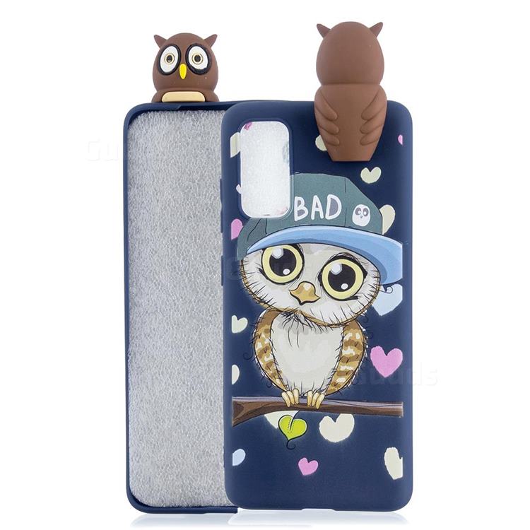 Bad Owl Soft 3D Climbing Doll Soft Case for Samsung Galaxy A91