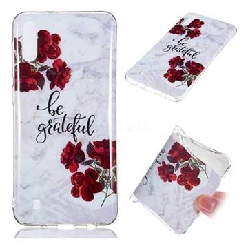 Rose Soft TPU Marble Pattern Phone Case for Samsung Galaxy M10