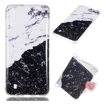 Black and White Soft TPU Marble Pattern Phone Case for Samsung Galaxy M10