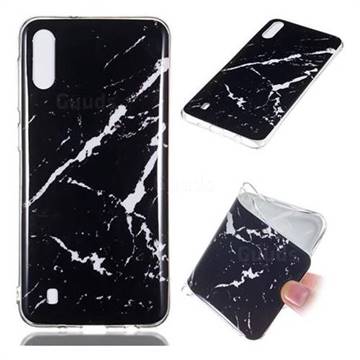 Black Rough white Soft TPU Marble Pattern Phone Case for Samsung Galaxy M10