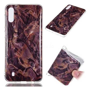 Brown Soft TPU Marble Pattern Phone Case for Samsung Galaxy M10
