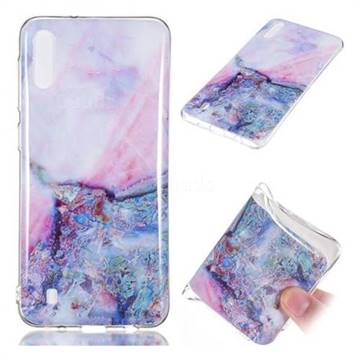 Purple Amber Soft TPU Marble Pattern Phone Case for Samsung Galaxy M10