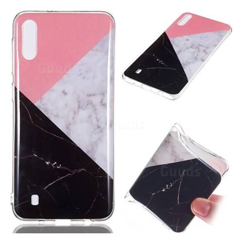 Tricolor Soft TPU Marble Pattern Case for Samsung Galaxy M10