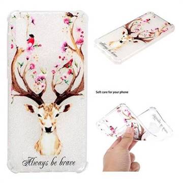 Always be Brave Anti-fall Clear Varnish Soft TPU Back Cover for Samsung Galaxy M10