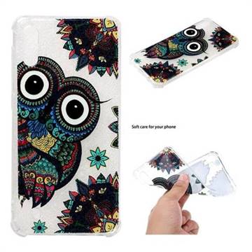 Owl Totem Anti-fall Clear Varnish Soft TPU Back Cover for Samsung Galaxy M10