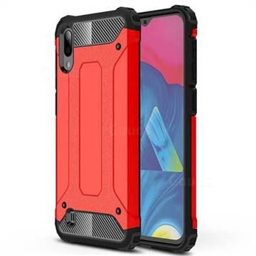 King Kong Armor Premium Shockproof Dual Layer Rugged Hard Cover for Samsung Galaxy M10 - Big Red