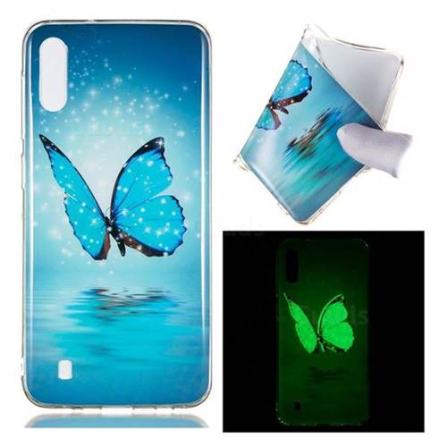 Butterfly Noctilucent Soft TPU Back Cover for Samsung Galaxy M10