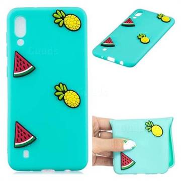 Watermelon Pineapple Soft 3D Silicone Case for Samsung Galaxy M10
