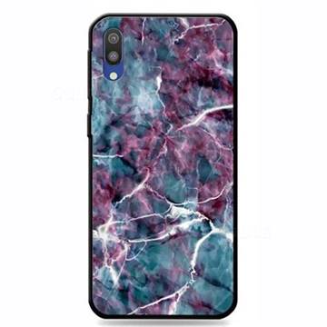 Marble 3D Embossed Relief Black TPU Cell Phone Back Cover for Samsung Galaxy M10