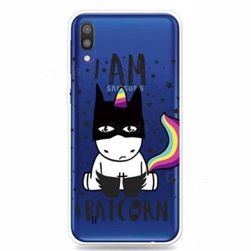 Batman Clear Varnish Soft Phone Back Cover for Samsung Galaxy M10