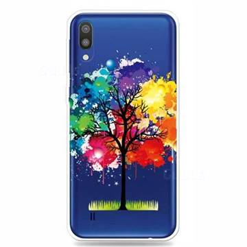 Oil Painting Tree Clear Varnish Soft Phone Back Cover for Samsung Galaxy M10