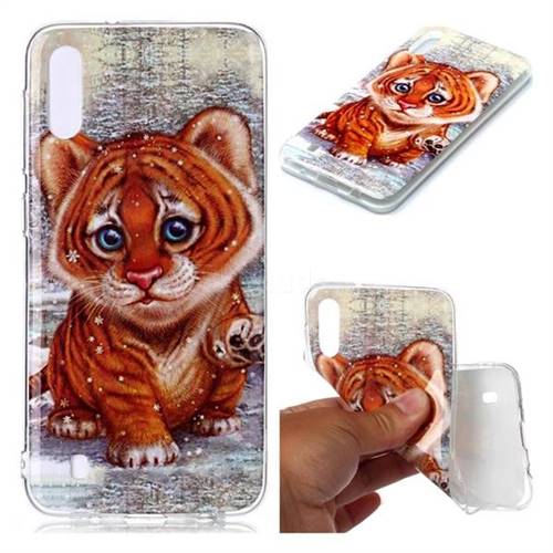 Cute Tiger Baby Soft TPU Cell Phone Back Cover for Samsung Galaxy M10