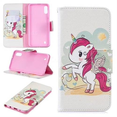 Cloud Star Unicorn Leather Wallet Case for Samsung Galaxy M10