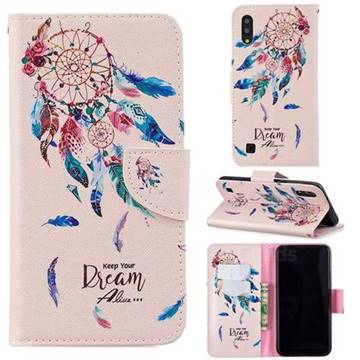 Dream Wind Chimes Leather Wallet Case for Samsung Galaxy M10