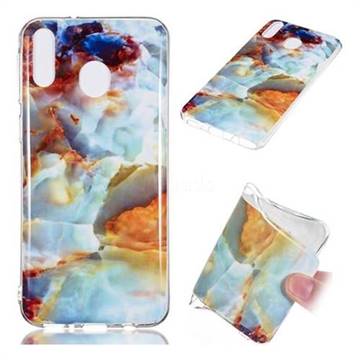 Fire Cloud Soft TPU Marble Pattern Phone Case for Samsung Galaxy M20