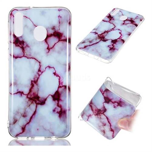 Bloody Lines Soft TPU Marble Pattern Case for Samsung Galaxy M20